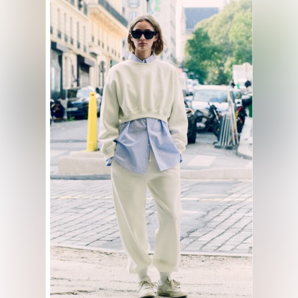 Casual Cream Jogger Pants